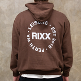 Leisure Block Brown Hoodie