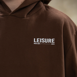 Leisure Block Brown Hoodie