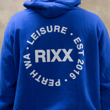 Leisure Block Blue Hoodie