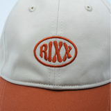 Orange / Off White Cap