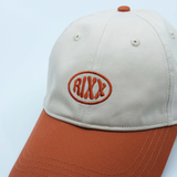 Orange / Off White Cap